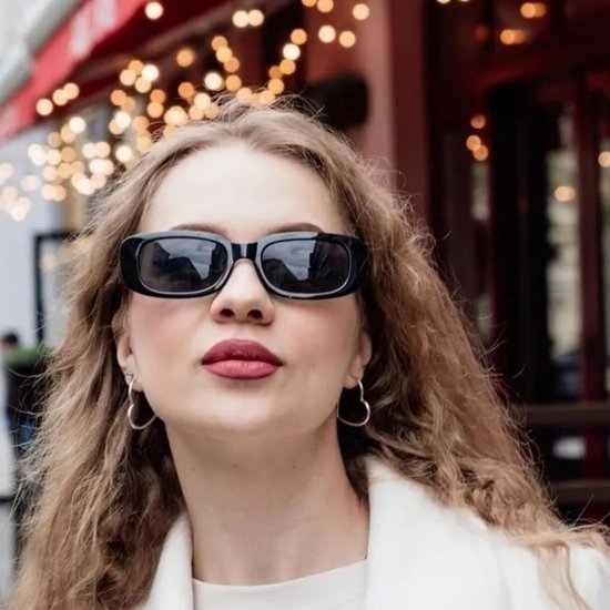 10 stuks klassieke vintage brillen, rechthoekige zonnebril, UV-bescherming, zwarte zonnebrillen voor zomer- en strandfeesten, verjaardagsfeestjes voor vrouwen en mannen — afbeelding 3