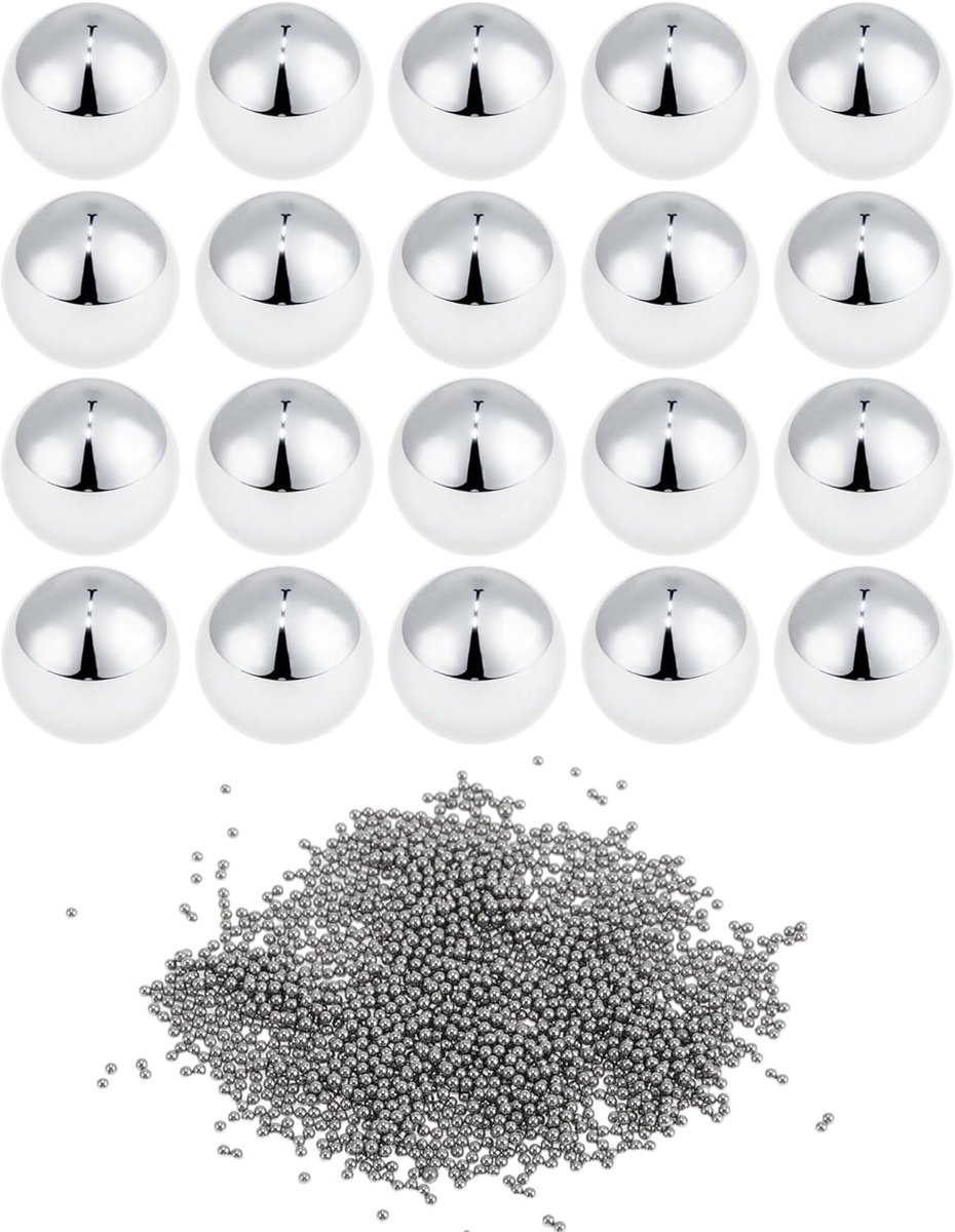 1,2 mm kogellagers staal G100 precisiebal zilvertint 1500 stuks