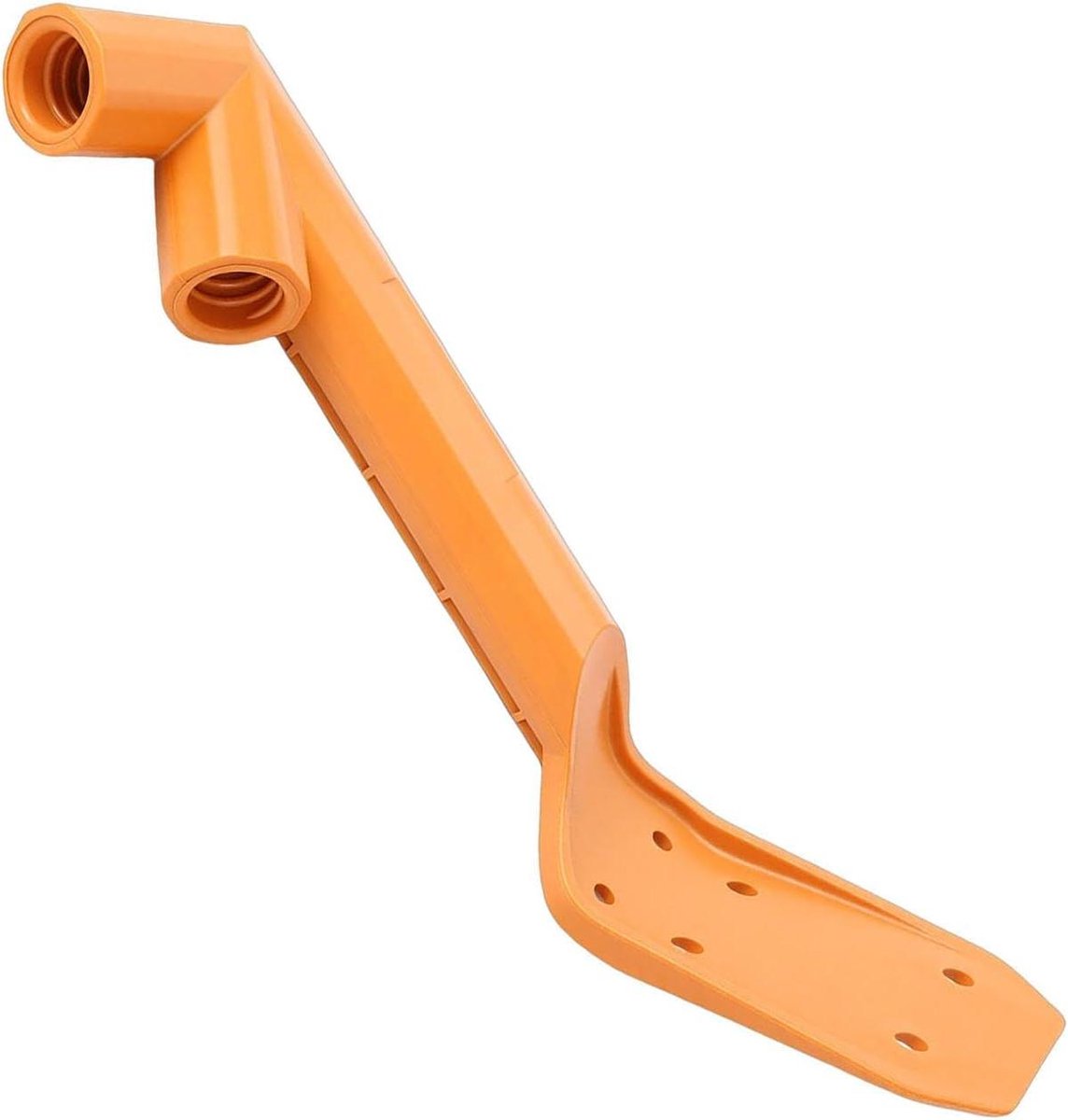 Dakgoot Reiniger - Goot Schep - Dakgoten Schoonmaken - Dubbele Schroefdraad Posities - 35 x 11 x 10 cm - Oranje