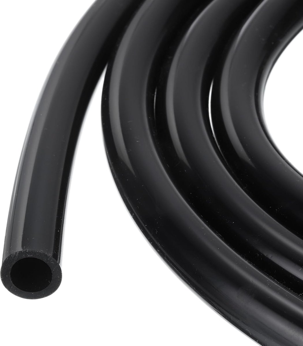 2m 0,76 cm ID x 2,54 cm OD (19mm x 25,4mm) Siliconen Slang Zwart Industriële Kunststof Slangen Pure Siliconen Slangen voor Pomp Sifonering Drainage Irrigatie Brouwen