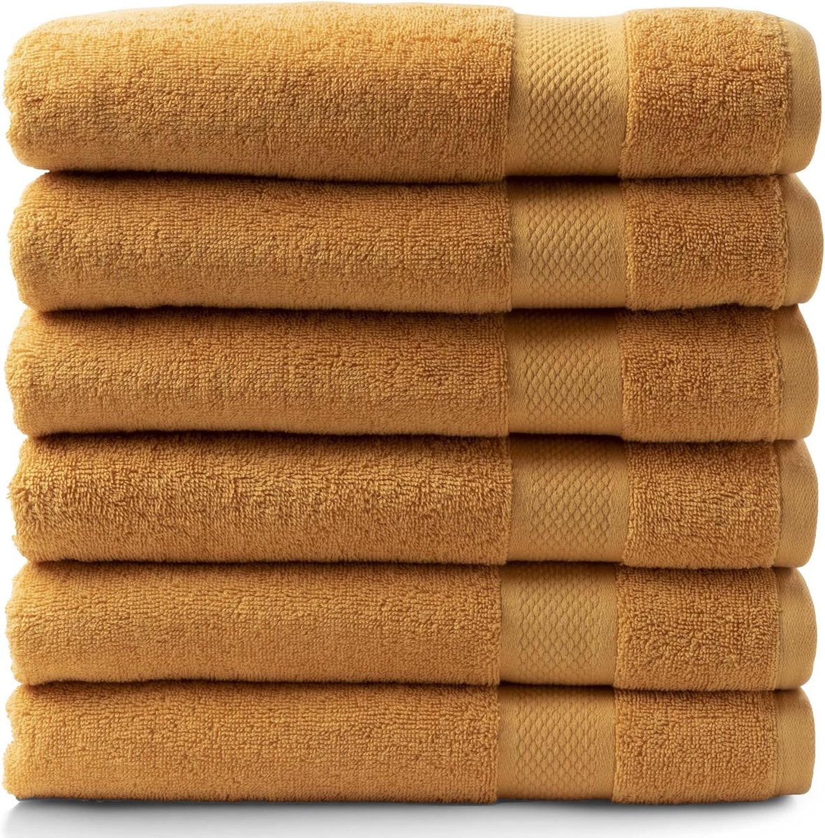 Badhanddoek set 6-delig - 70 x 140 cm - 100% katoen - Oeko-Tex gecertificeerd - luxe en absorberend - SnelShoppen