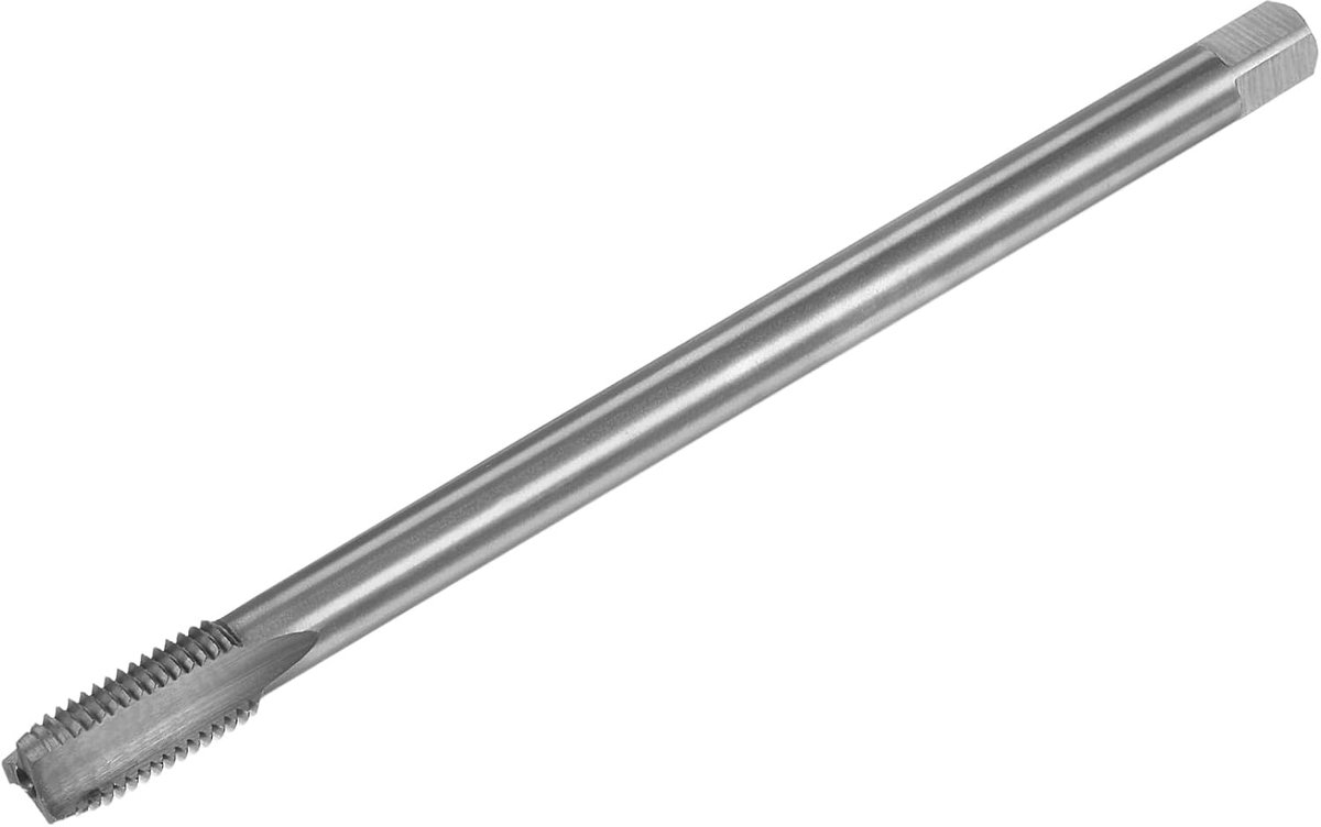 Schroefdraadboor voor metrische schroefdraad, M10 x 1,25 mm, H2, 150 mm, reparatiegereedschap voor het frezen van schroefdraad, voor rechte fluit, extra lang