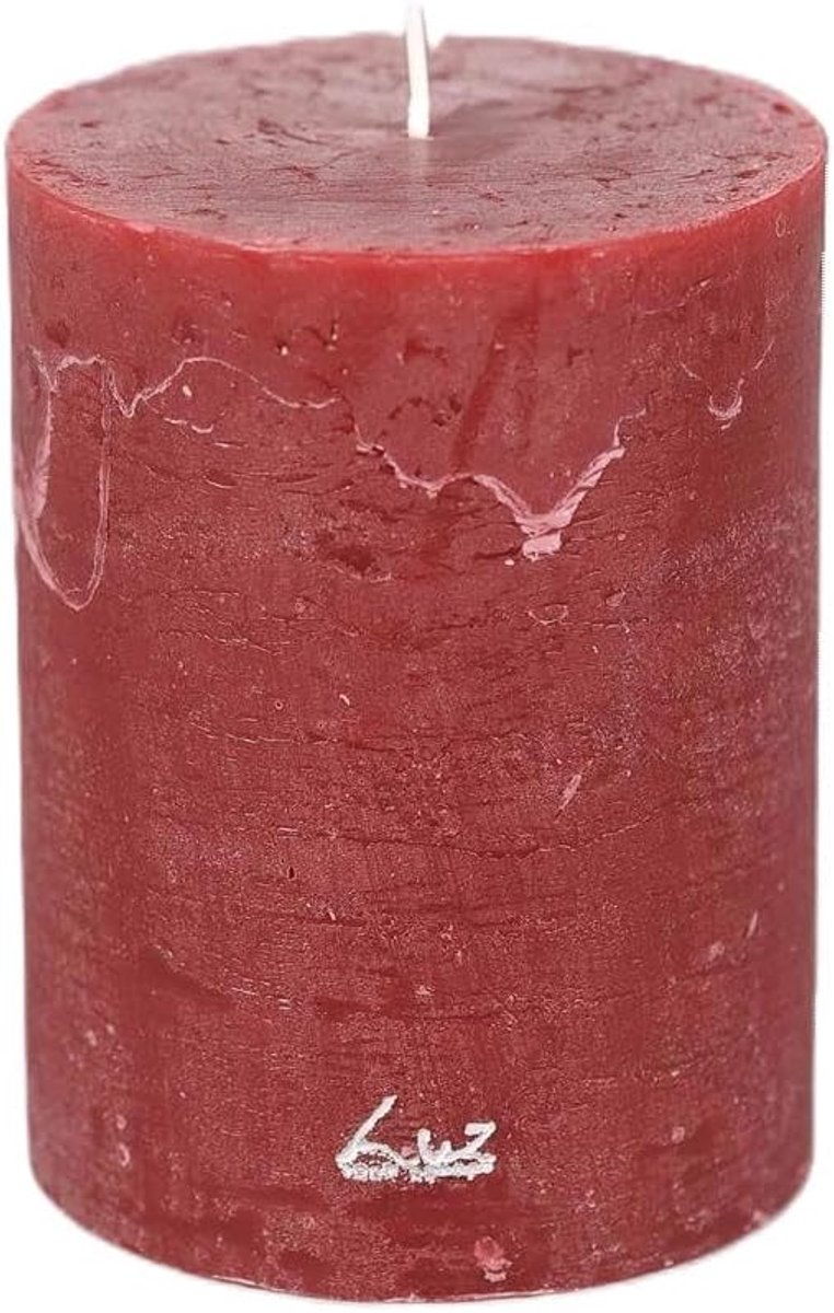 Stompkaars Rood D 10 cm H 13 cm - Hoogwaardige kwaliteit - Lange brandduur - Creëer een sfeervolle ambiance - SnelShoppen