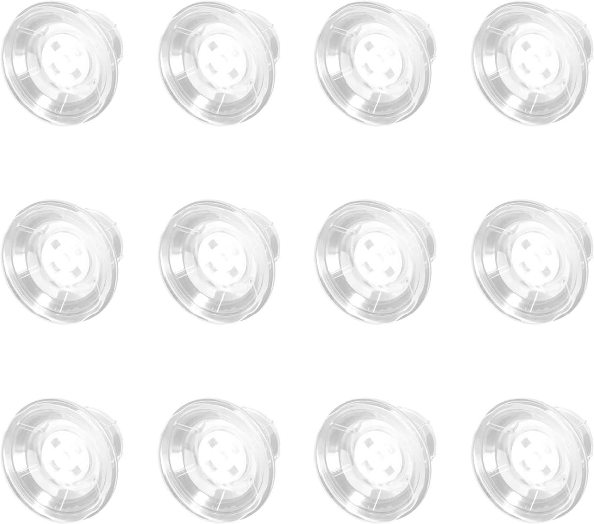 12 stuks 45 mm zware PVC zuigbekers voor RV-wagen of camper zijwaarts | Voor dakbedekking, motorhome, hangorganisator, woning, keuken, badkamer