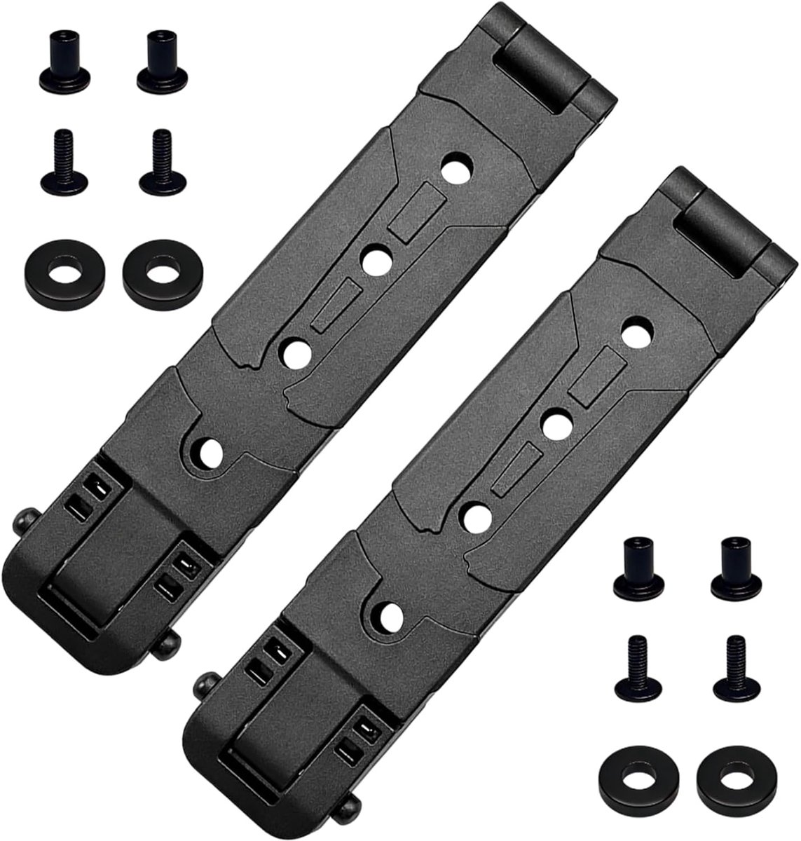 2 stuks Molle-bevestigingsclip, schede rugclip | Zeer sterk nylon uitrustingsclip met accessoires voor vesten, rugzakken, tactische uitrusting, camping, outdoorgereedschap