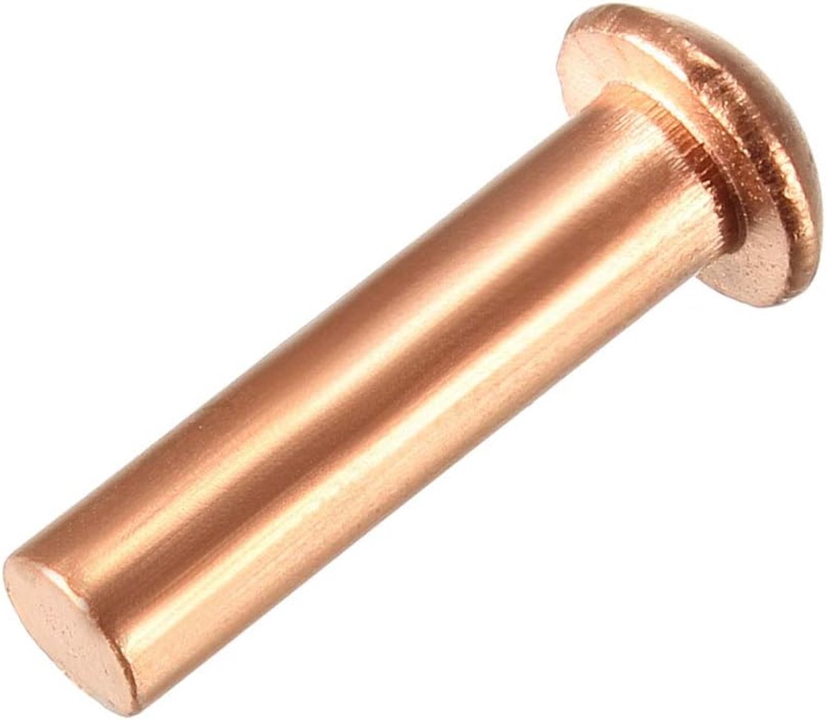 Sourcing map 50 stuks 5/32" x 15/64" ronde kop koperen volledige klinknagels bevestigingen 13/64" x 25/32"