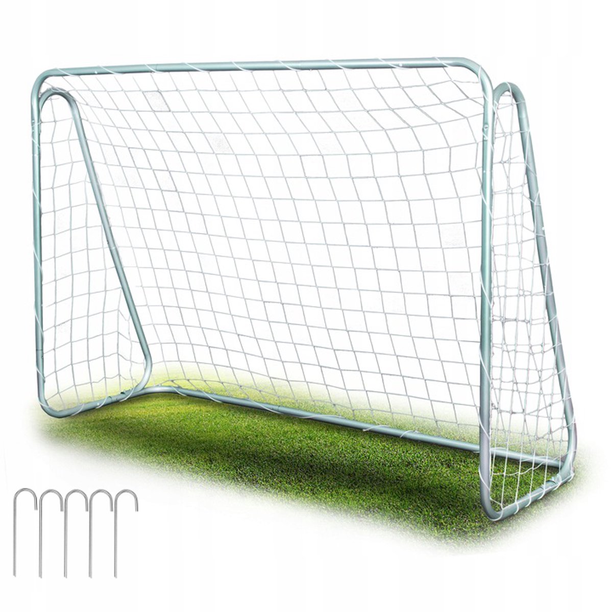 Grote Metalen Voetbaldoel Trainingsdoel 213x150 cm met Net