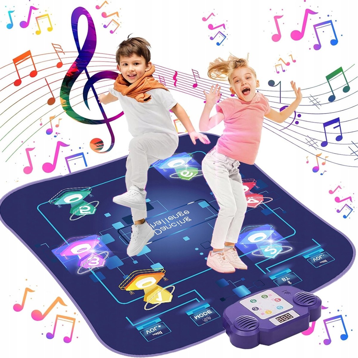 Interactieve Dansmat met Bluetooth voor Kinderen - 5 Spelmodi