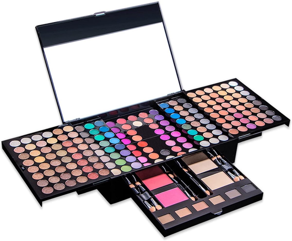 Makeup Box Set - Multifunctionele Cosmetica Opbergdoos - Inclusief Oogschaduw en Blush - Ideaal voor Compleet Uiterlijk - ShopVlot