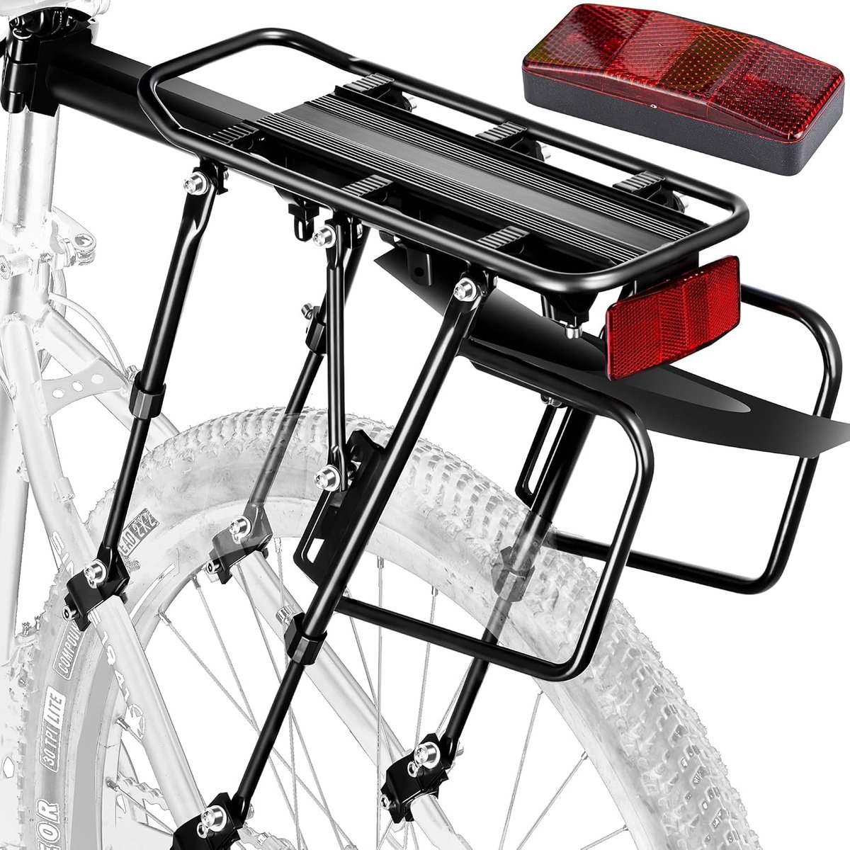 Fietsendrager BCR06FT - Lichtgewicht aluminium - Eenvoudige montage - Perfect voor extra bagage - ShopVlot