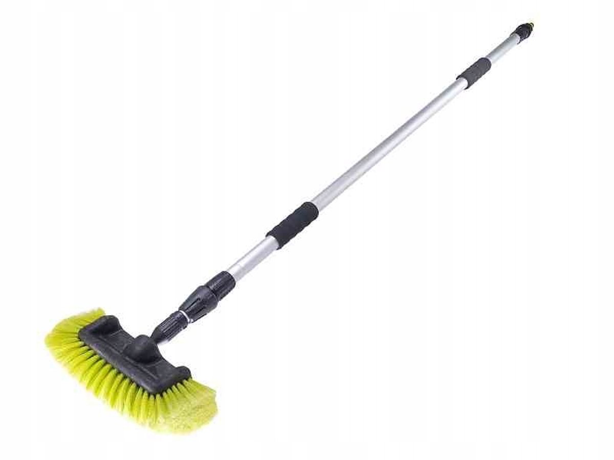 4-zijdige wasborstel 30cm met telescoopsteel 150-250cm