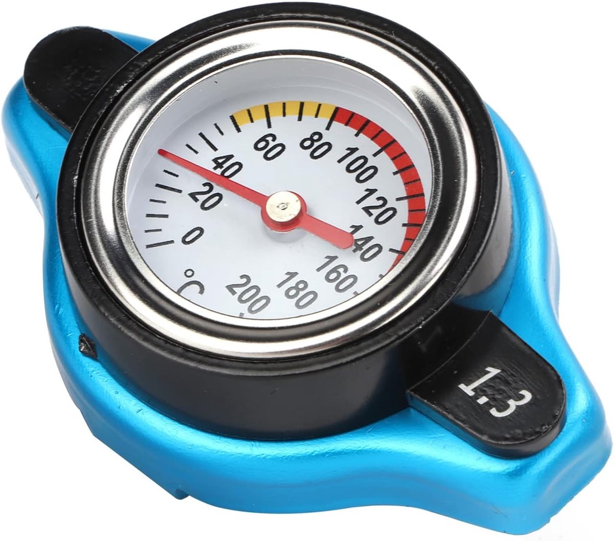Radiator Cap met Temperatuurmeter - Hoogdruk - Universeel voor Auto, Motor en ATV - ShopVlot