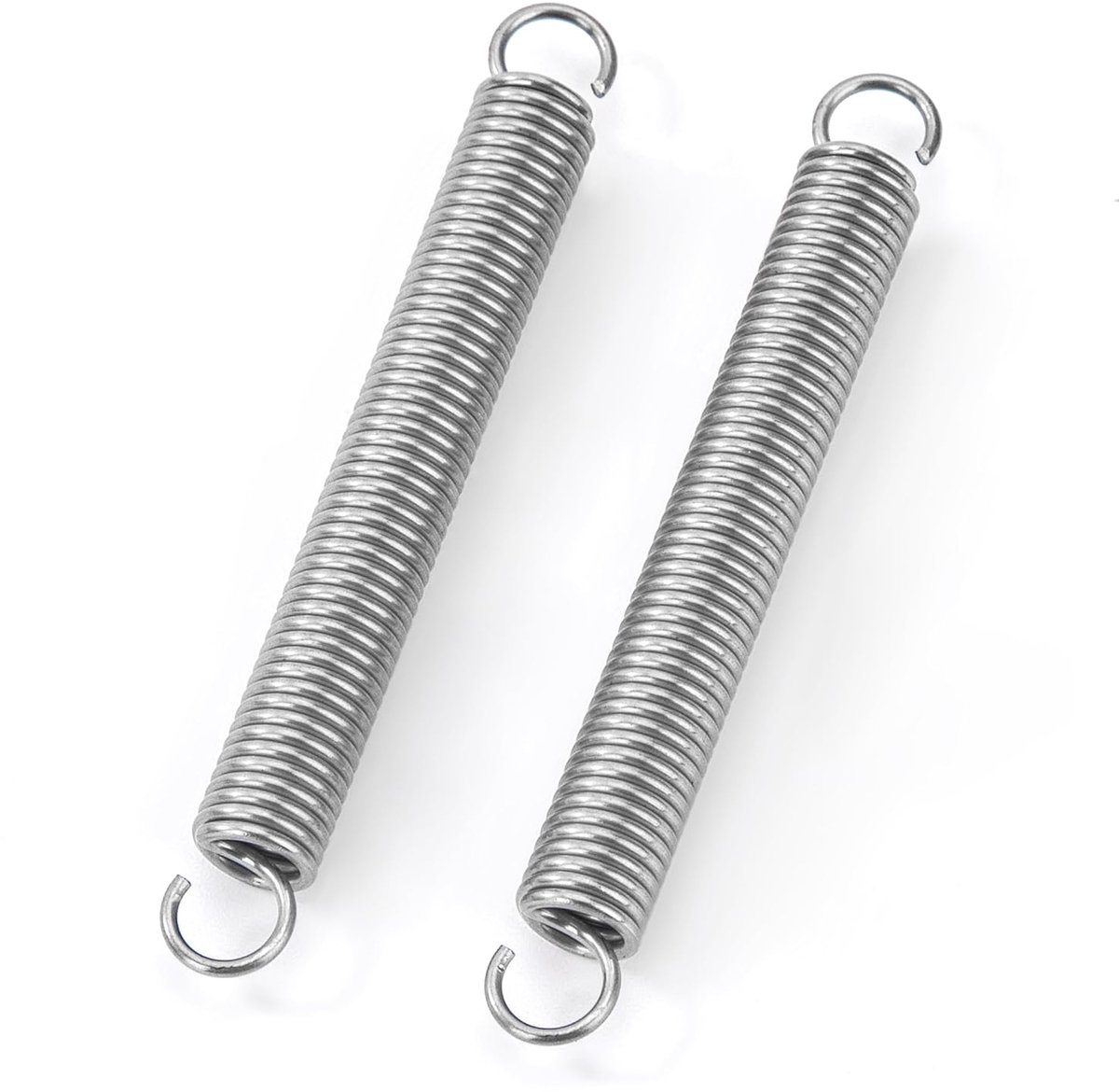 Spiraalveer 50 mm - RVS met haak - 1,75 kg treksterkte - Geschikt voor diverse toepassingen - ShopVlot