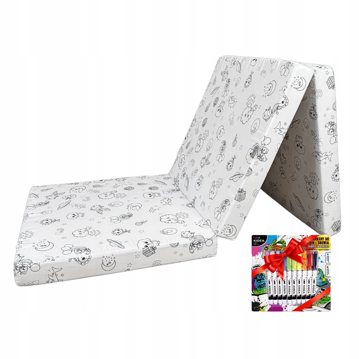 Opvouwbaar Kleurmatras 180x65x7cm - Creatief en Comfortabel
