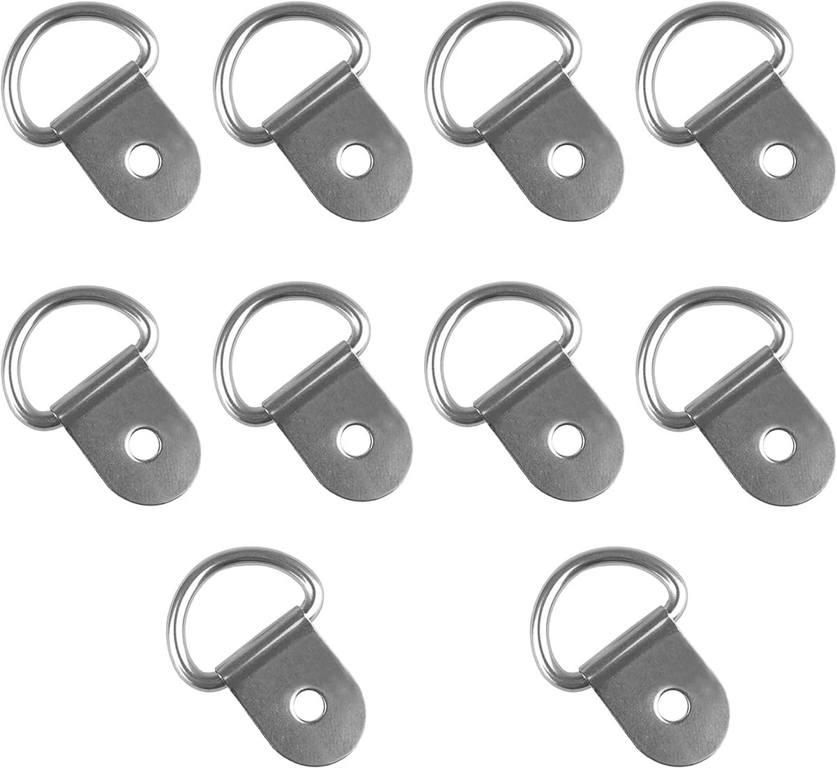 D lashing rings 10pcs - zware belasting - roestvrij staal - voor het veiligstellen van lading - ShopVlot