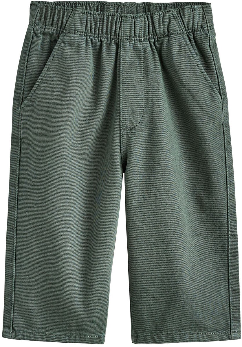 Next - Jongens - Brede broek met koordsluiting - Groen