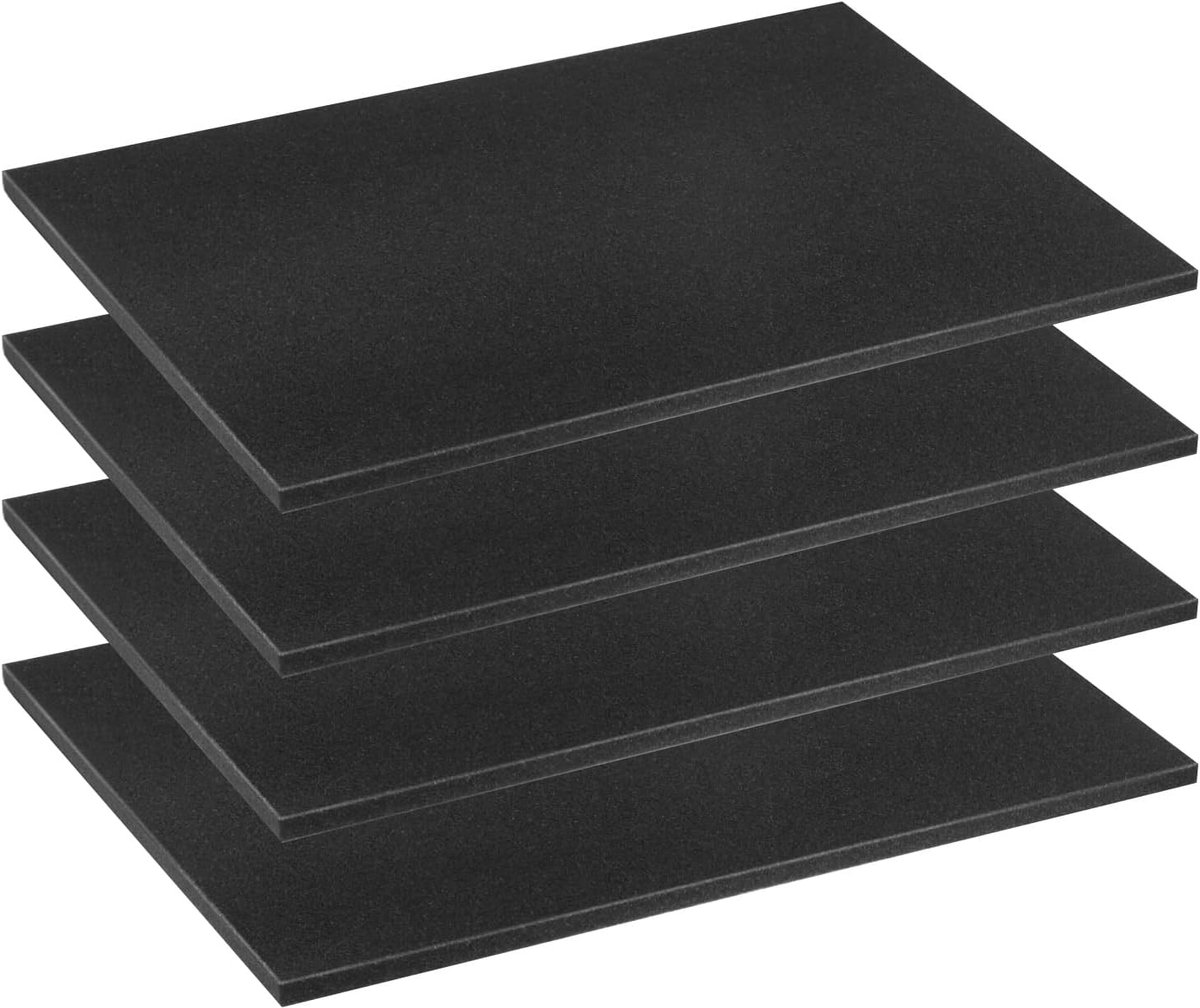 Schuimblok 40 x 30 x 1 cm - Polyurethaan - Zacht en geurloos - Bescherming voor camera's en cosmetica - SnelShoppen
