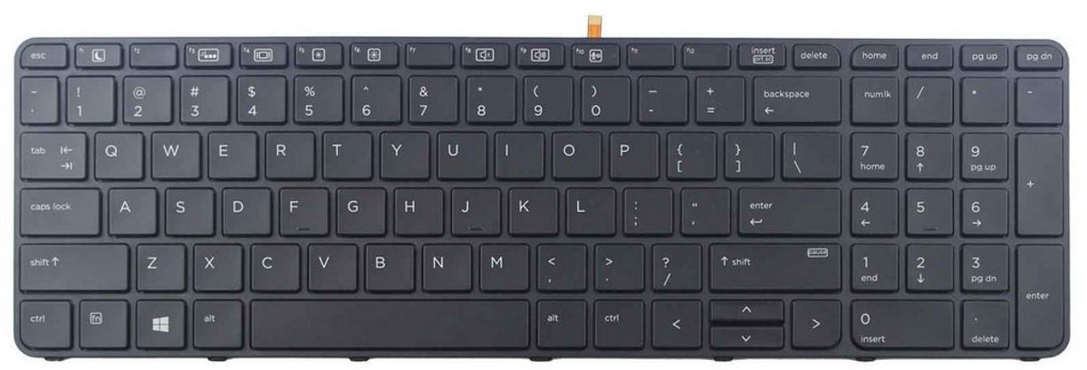 Notebook keyboard for HP Probook 450 470 G3 G4 650 G2 G3 with frame backlit Assemble