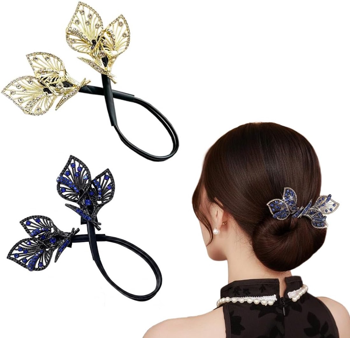 Dutt maker 2pcs - Haarspeld voor Franse twist - Geschikt voor medium haar - Eenvoudige haar knot - SnelShoppen