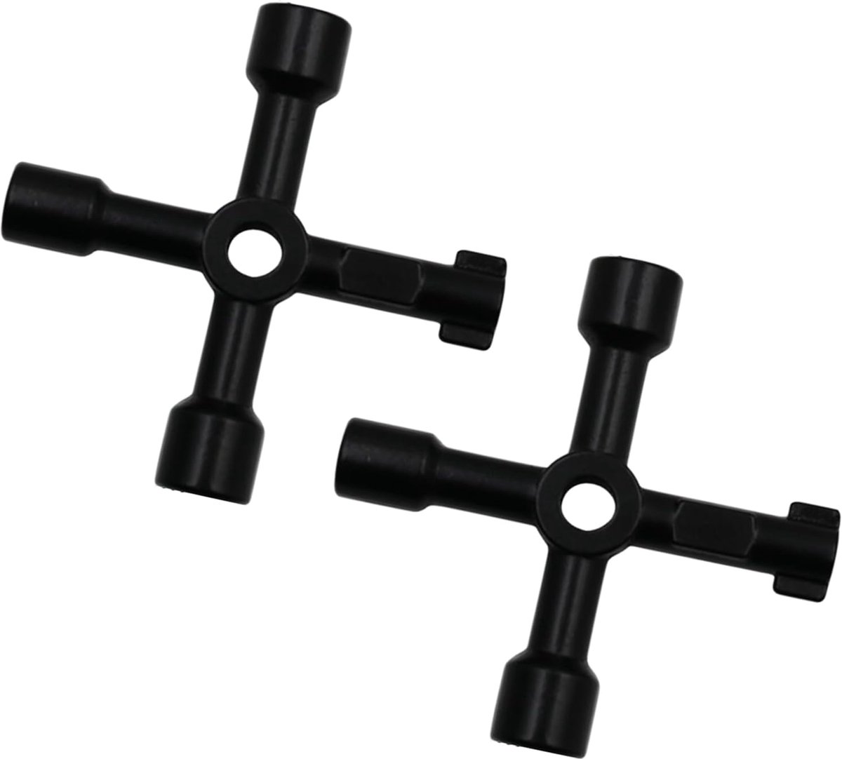 Kruissleutel 2 Pcs - Universele sleutel - Voor onderhoud water- en elektriciteitsmeters - SnelShoppen