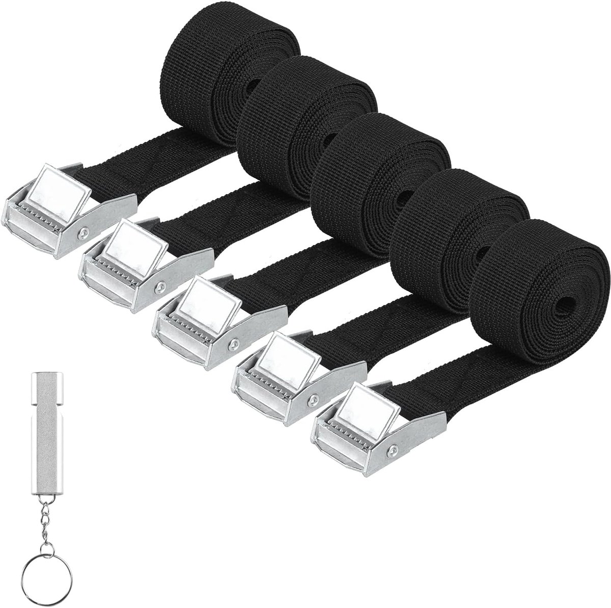 Arrimeerband 20mm x 2m - met kliksluiting - herbruikbaar en sterk - ideaal voor fietsen en auto - SnelShoppen