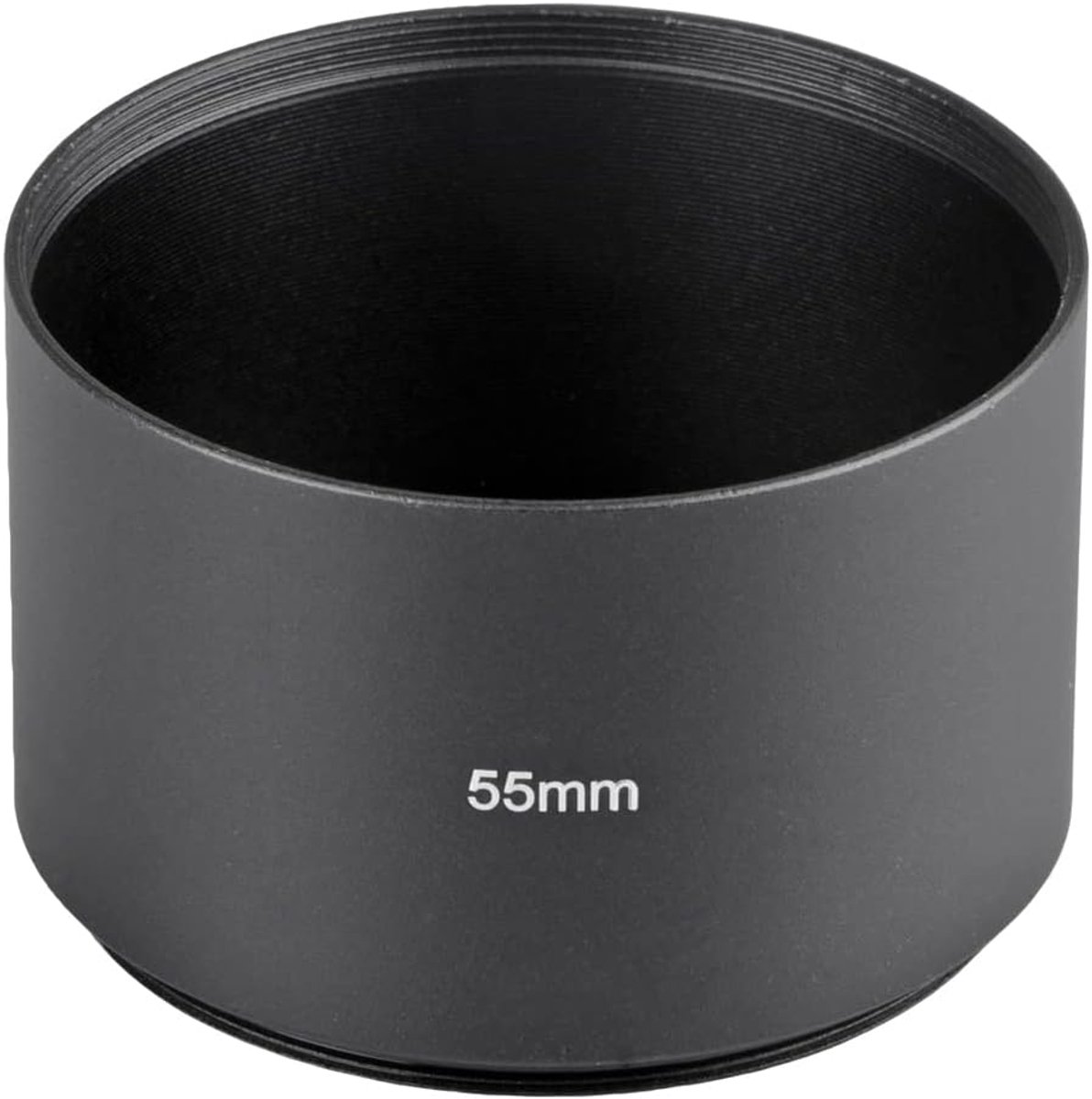Lenskap 55mm - Aluminium - Lang zonnekap - Voorkomt ongewenst licht - SnelShoppen