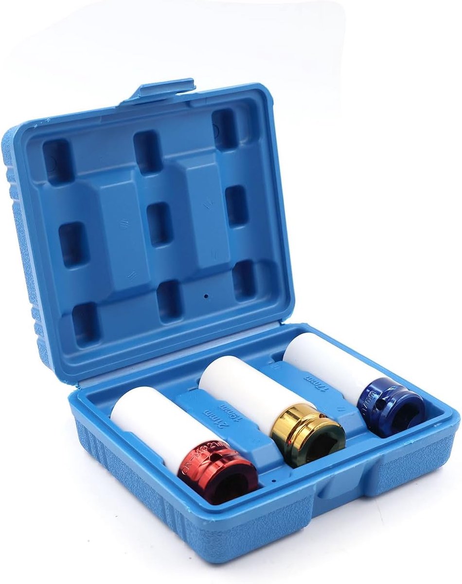Aluminium Ringen 1/2 Inch - 3-Delige Set - Beschermende Doppen - Voor Veilig Gebruik - SnelShoppen
