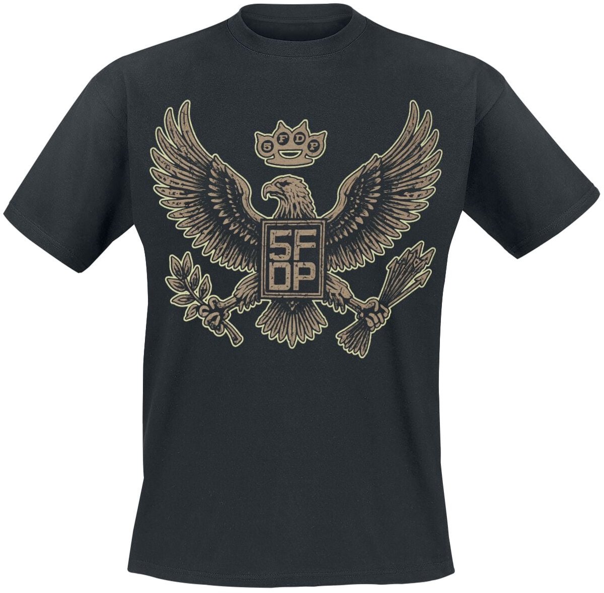 Five Finger Death Punch De-oppresso Heren T-shirt - zwart - 5XL