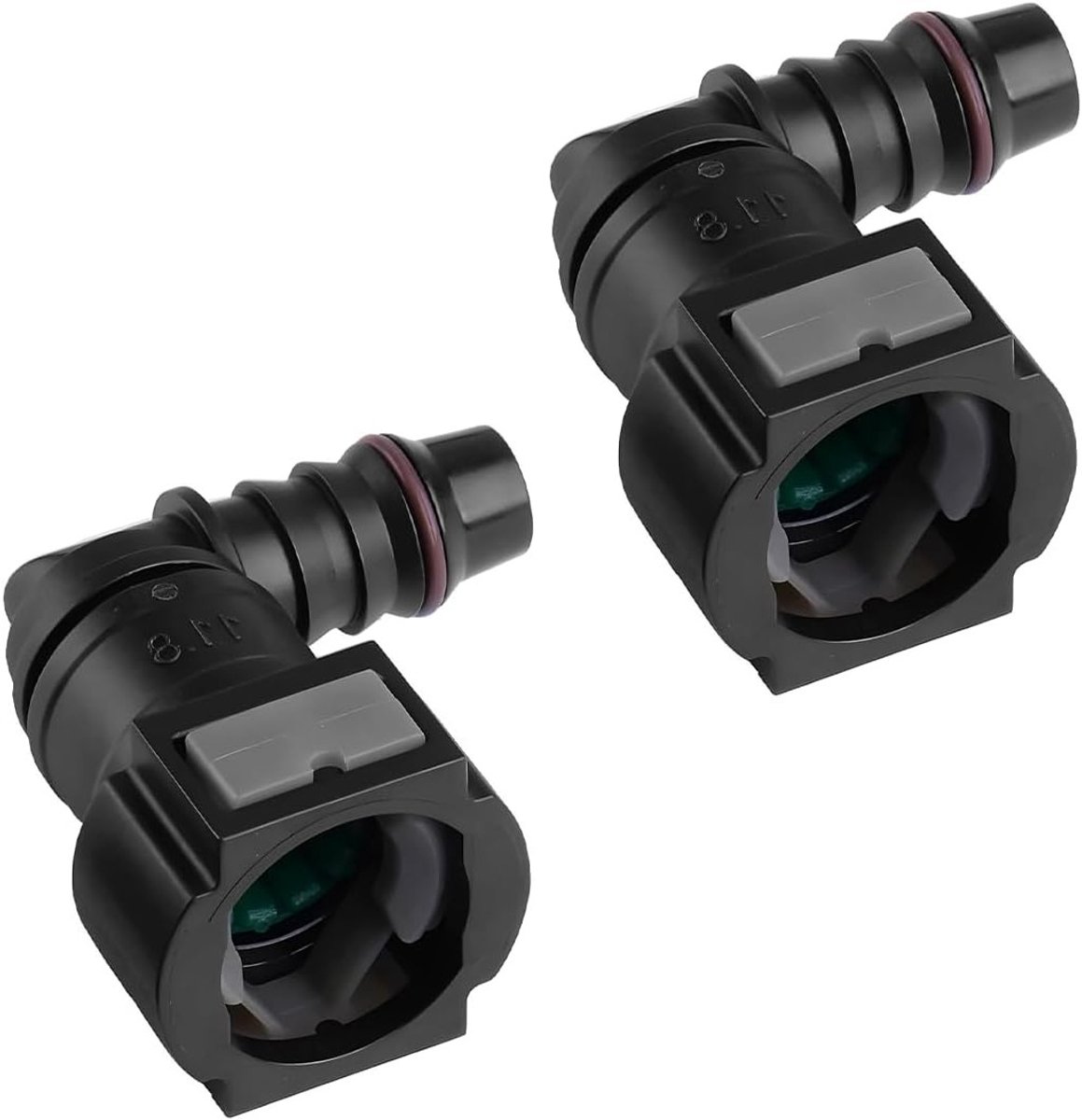 2 Stuks Snelle Koppeling Brandstofconnector voor Voertuigen - Slang Koppelingen en Clutch Accessoires voor Auto's