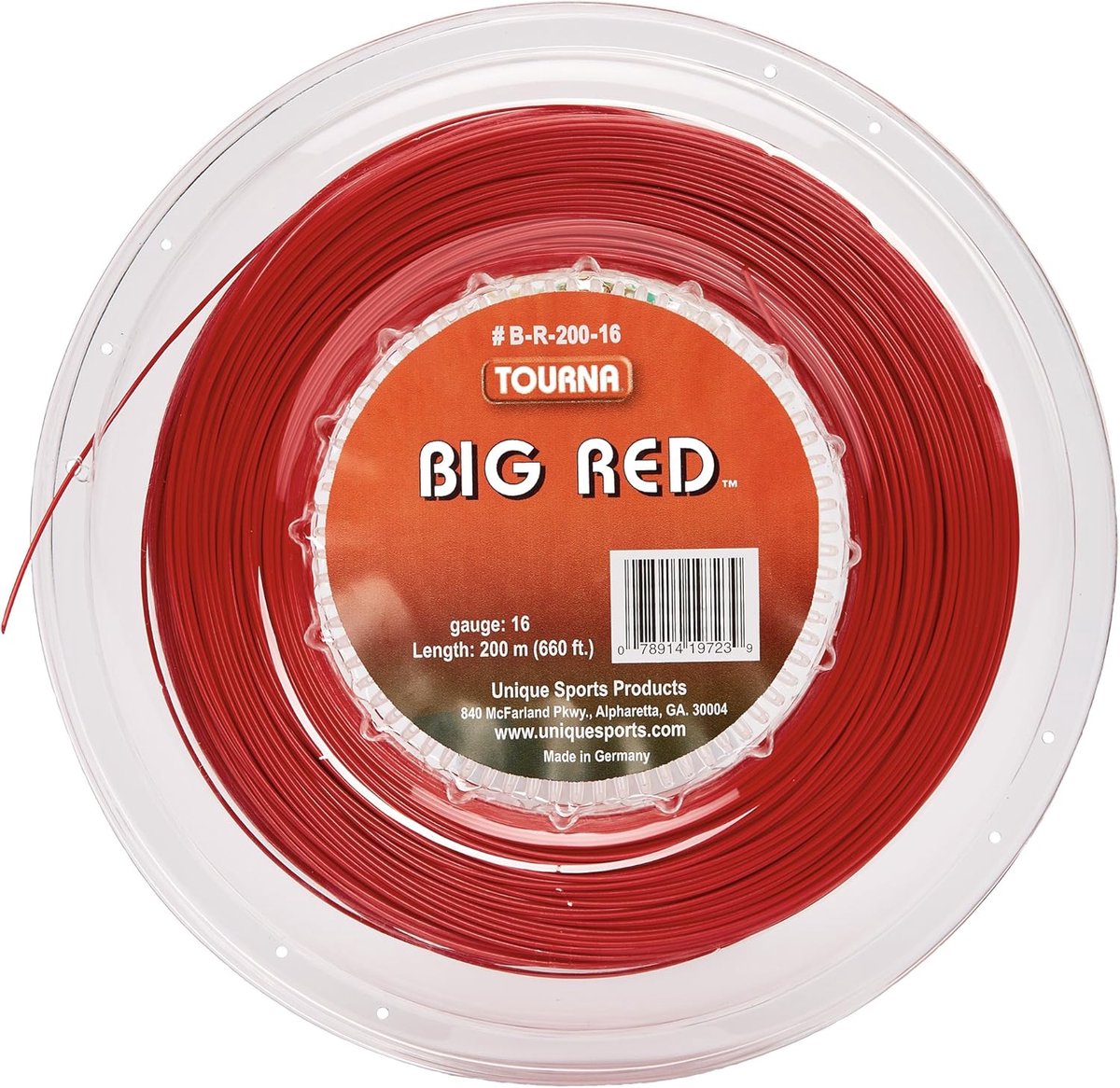 Tennis Snaren - Sport Snaren - Racquet Training - Ultra Glad Oppervlak - 660 voet - Rood