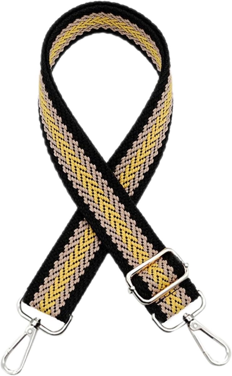 Tas Band - Schouderbanden - Tas Vervangen - Verstelbaar - 3.8 cm Breed - Geel