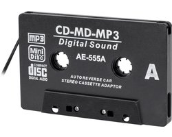 Inne Adapter - Cassetteadapter - Universeel - Compact - Hoge Kwaliteit