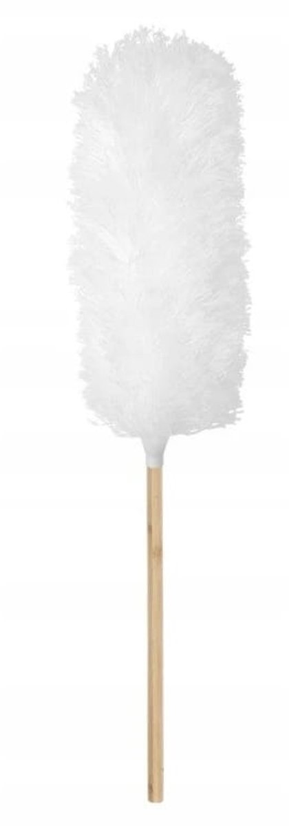 RAVI - Plumeau 60 cm - Buigbaar - Antistatisch - Wit