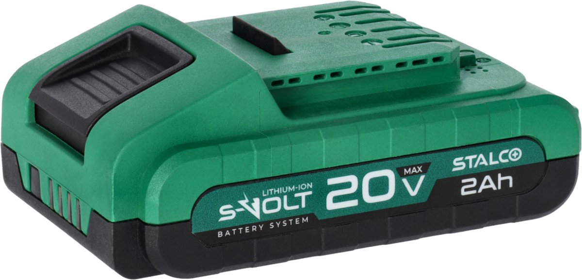 Stalco S-Volt Serie - Batterij - 20V 2Ah - Li-ion - Indicator