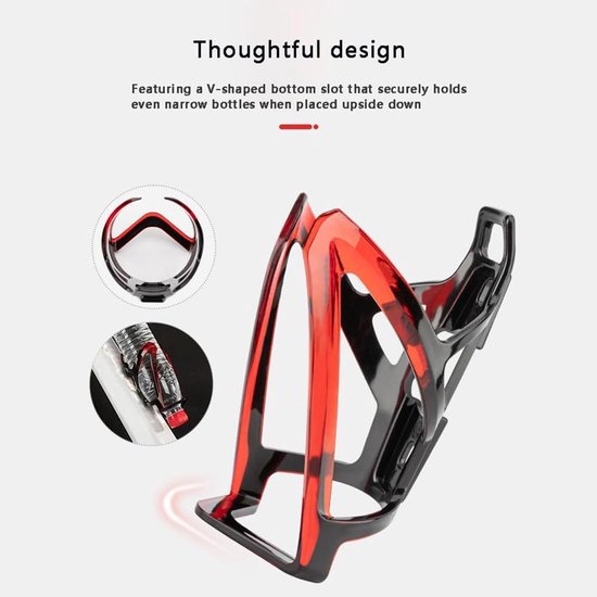 Fietsfleshouder - Bidonhouder - Fietsen - Specifiek voor Trek Émonda SL 6 - Universeel - Zwart — afbeelding 4