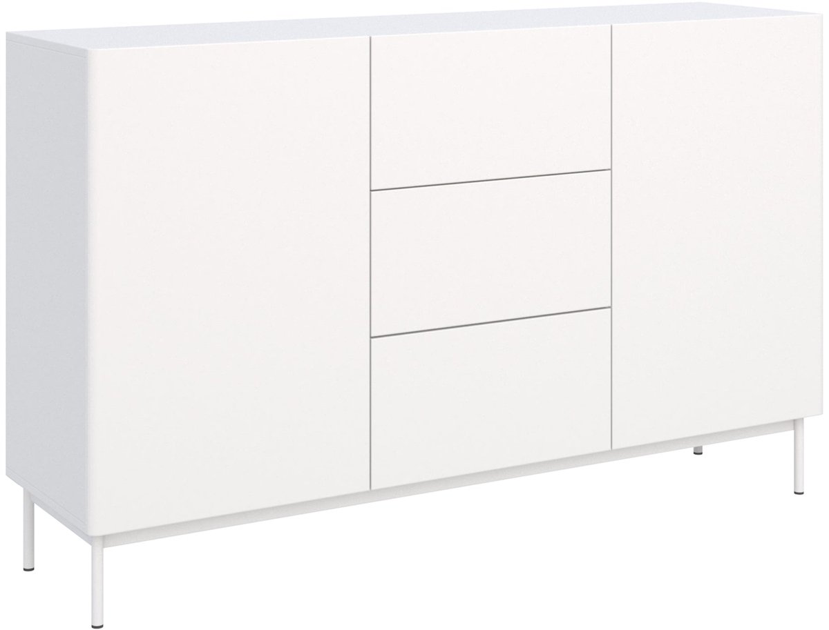 Selsey Olio – Dressoir met 2 deuren en 3 lades - wit - 160cm