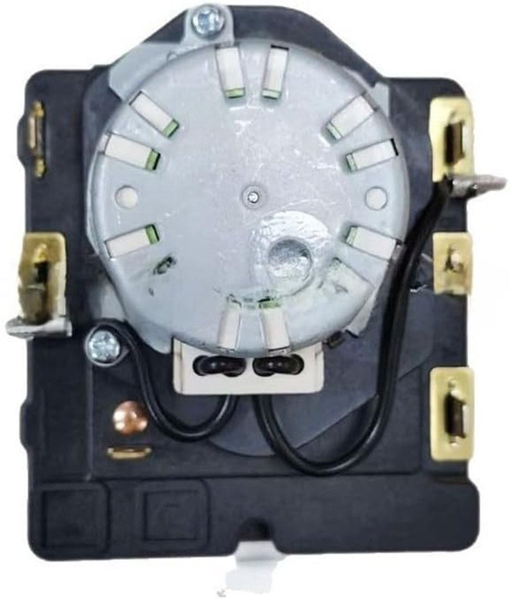 Droger Timer Vervanging Tijdklok Wasmachine Droger Kleding Drogen Nauwkeurige Timingcontrole 15x15x3 cm Zwart