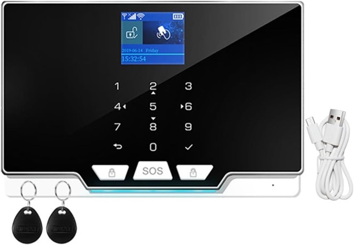 GSM Alarmsysteem - Beveiligingssysteem Huis - Huis Beveiligen - APP Controle - 25 x 15 x 15 cm - Wit