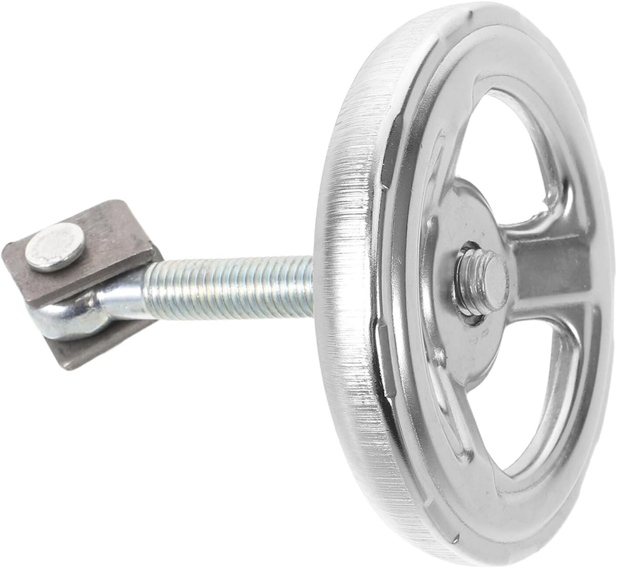 Oven Handwiel - Kachel Knop - Verwarming Regelen - Hittebestendig Metaal - 10 x 10 x 11.5 cm - Zilver