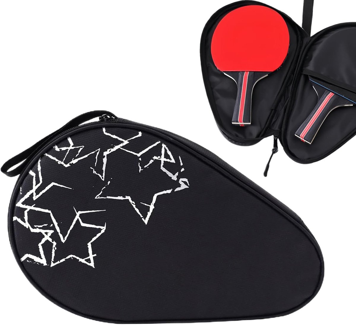 Tafeltennis Racket Tas - Paddle Beschermer - Sport Opslag - Waterdicht Stofbestendig - 30x20 cm - Willekeurige Kleur