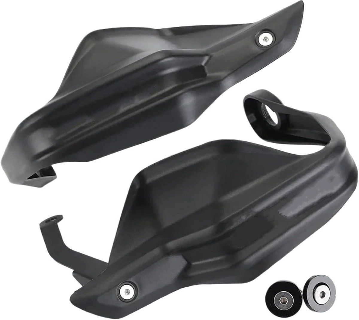 Handkappen Motorfiets - Stuurkap Bescherming - Bescherming Tegen Wind - Bestand Tegen Stoten - One Size - Zwart