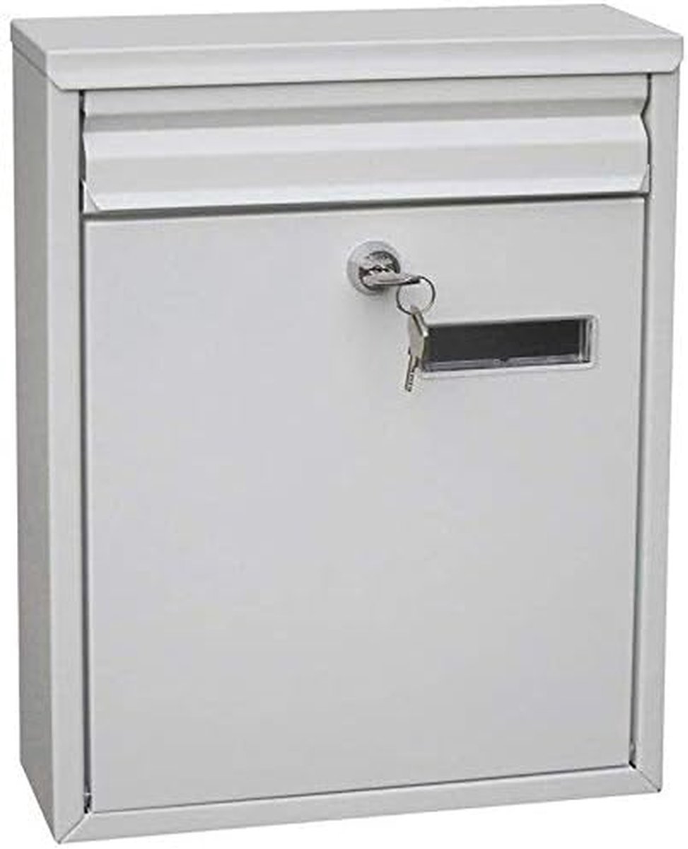 Brievenbus Buiten - Postkast Muur - Veilig Post Ontvangen - Groot Capaciteit - 98x34x126 inch - Rood