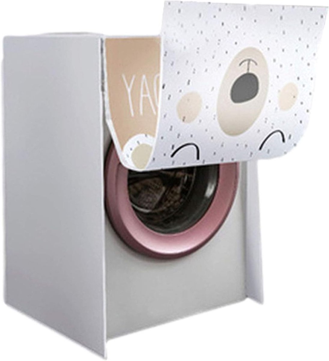 Wasmachinehoes Apparaathoes Apparaat Beschermen Waterdicht en Zonnebrand 62x55x86cm Grijs