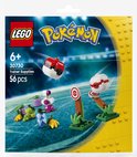 LEGO Pokémon Trainer Benodigdheden 30730 met 56 stukjes, inclusief Poké Balls en oefenobjecten.