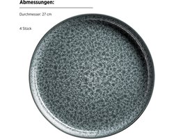 Mäser Combi Serviesset FILIPPA 16-delig Groen - Compleet Servies voor 4 Personen - Keramisch…