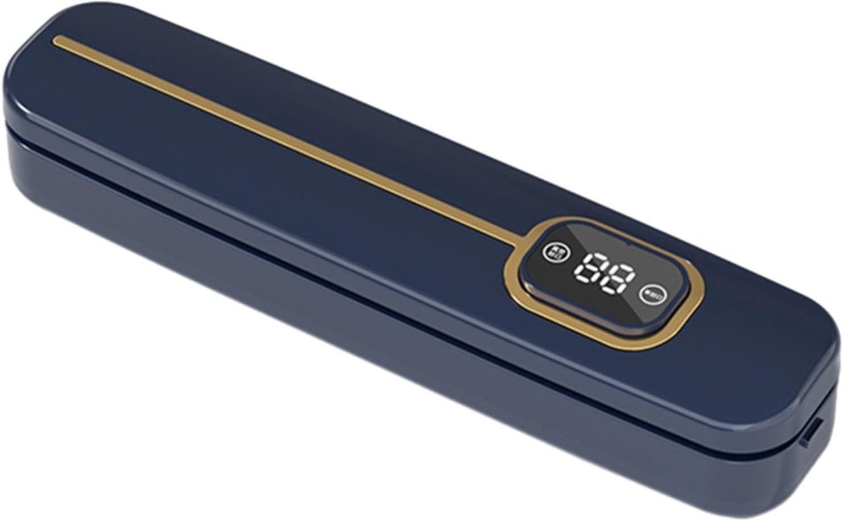Vacuümapparaat - Keuken Sealer - Voedsel Bewaren - Nat en Droog Modus - 25 cm Breed - Donkerblauw