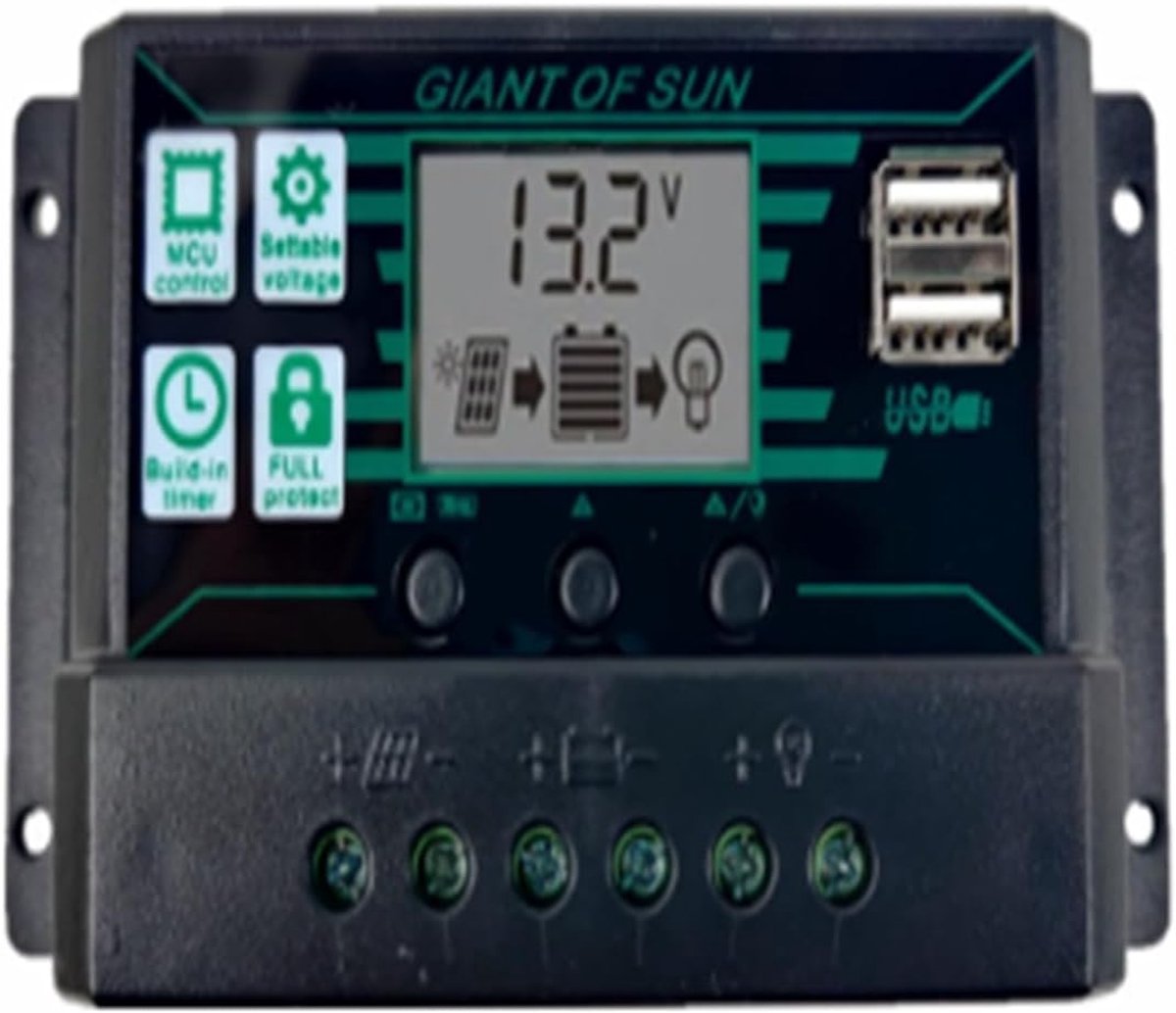 Zonne Laadregelaar - PV Regulator - Energie Beheer - Slim Laden Technologie - 110A Nominale Stroom - One Color