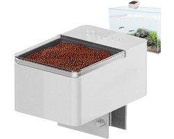 Automatische Vis Feeder - Voederautomaat Aquarium - Vis Voeren - Precisie Dosering - 12.5 cm - Zwart