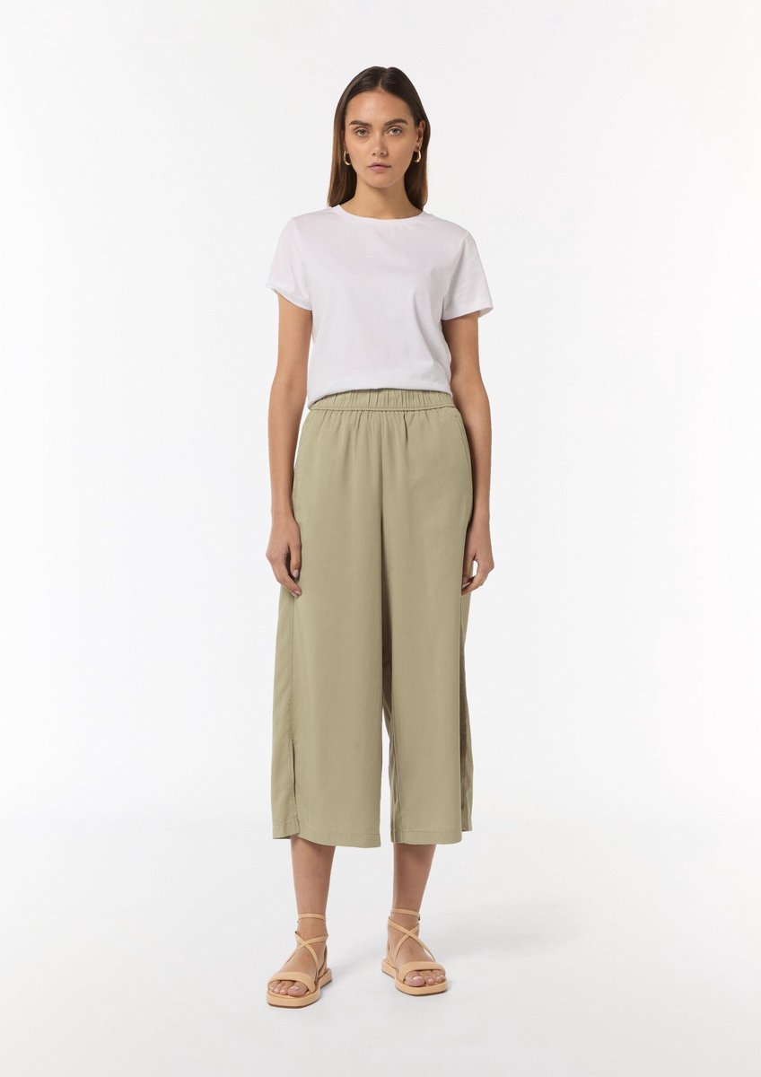 comma - female - Relaxte pasvorm: culottes van lyocell