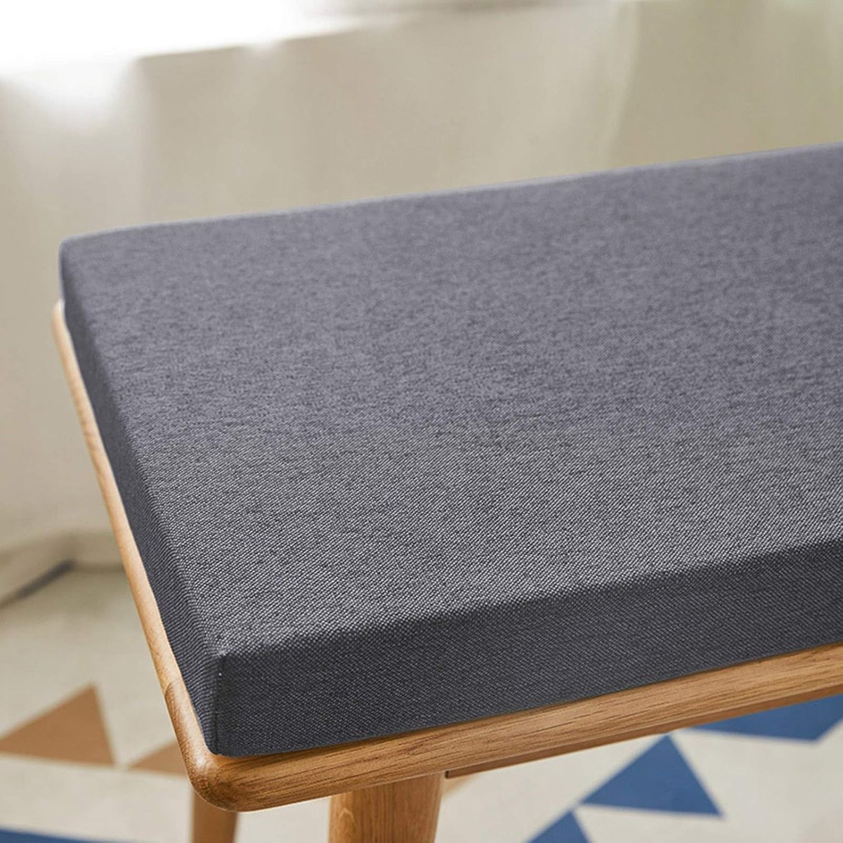 Tuinbankkussen - Buiten Zitkussen - Comfortabel Zitten - Antislip Ontwerp - 150 cm - Donkergrijs